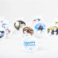 Load image into Gallery viewer, TWISTMAS LIGHTS CUSTOM PHOTO ORNAMENTS (8 PACK)
