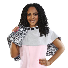 Load image into Gallery viewer, WRAPPEROO CONVERTIBLE HAIR TOWEL & STYLING CAPE
